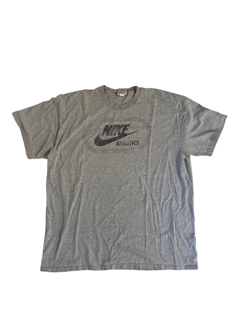 2000’s Nike Athletics Gray Track Logo T-Shirt